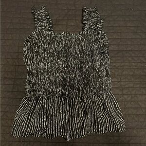 Black and White Women's Top